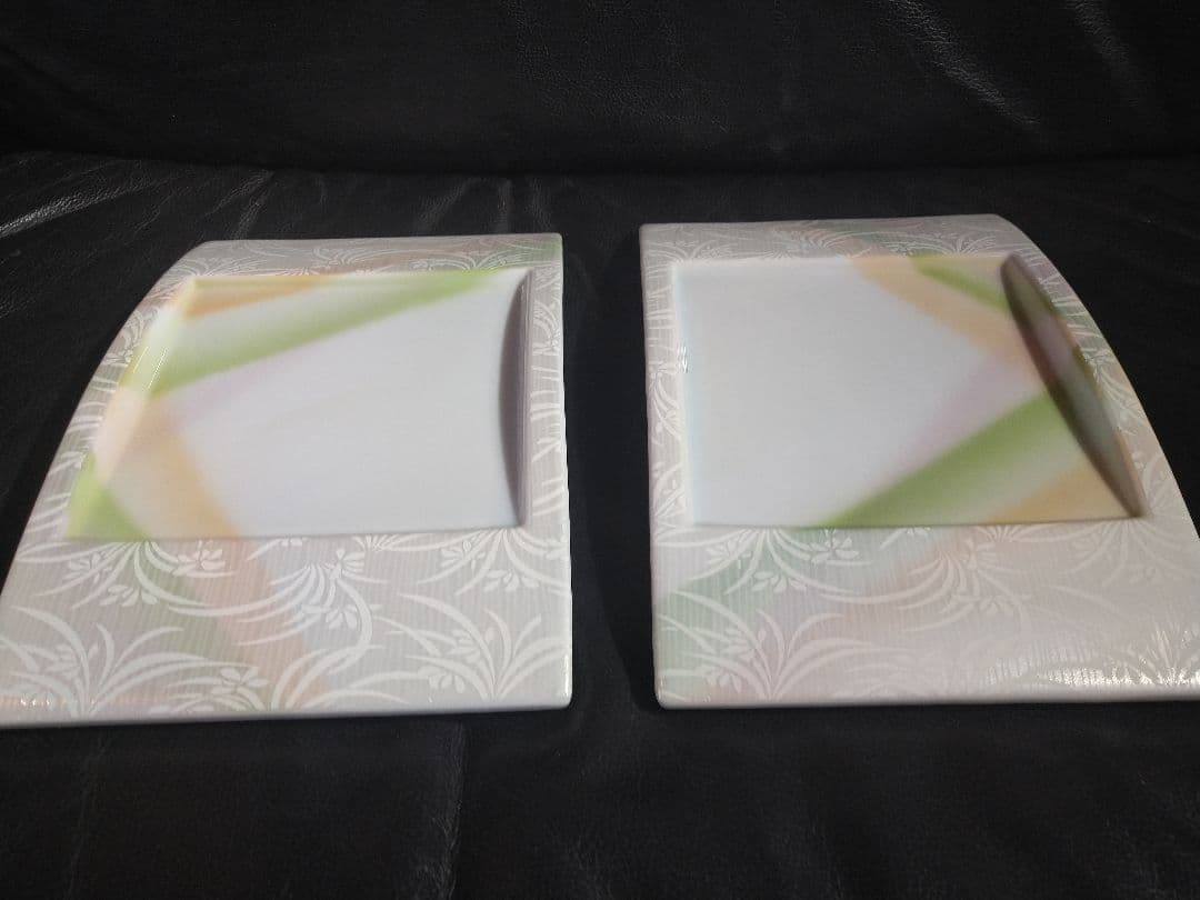 ♥ホームパーティー用♥美濃焼 ・名作良峰作高級浮き上り銀彩皿⬛５種豪華２セット