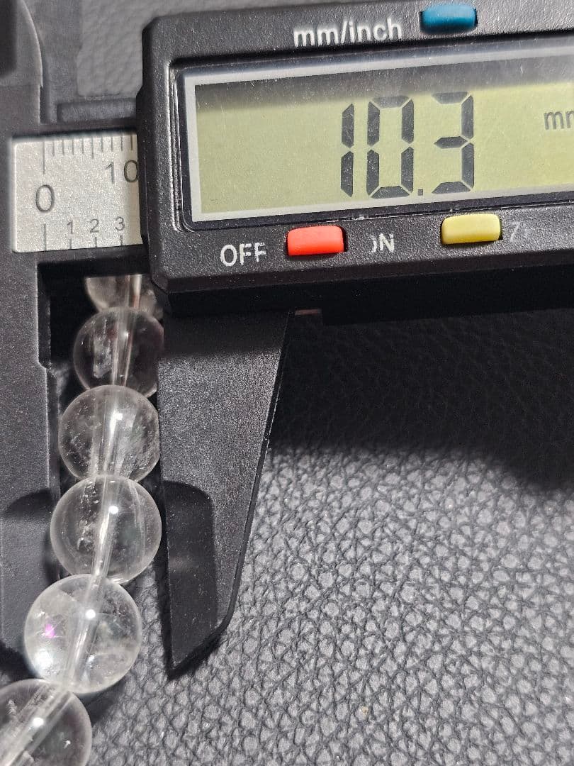 10mm　貫入水晶　クォーツインクォーツ　マニファステーション　ブレスレット