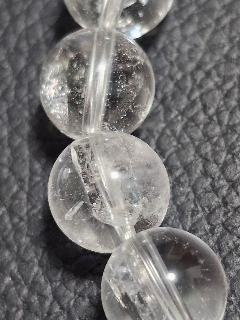 10mm　貫入水晶　クォーツインクォーツ　マニファステーション　ブレスレット