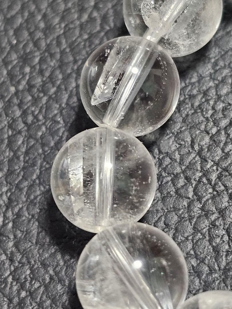 10mm　貫入水晶　クォーツインクォーツ　マニファステーション　ブレスレット