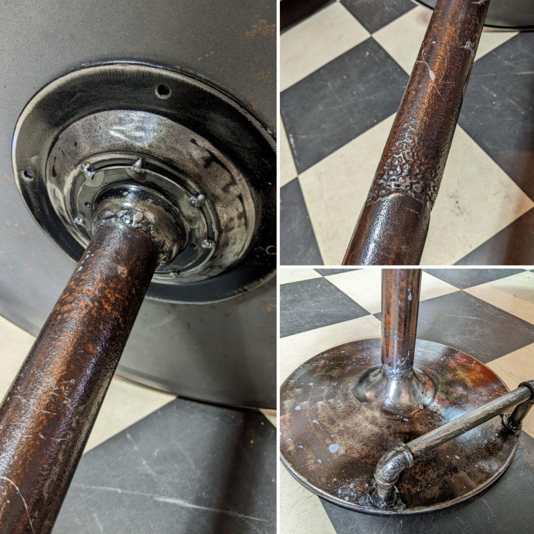 インダストリアルインテリア ガレージテーブル コーヒーテーブル M-Type