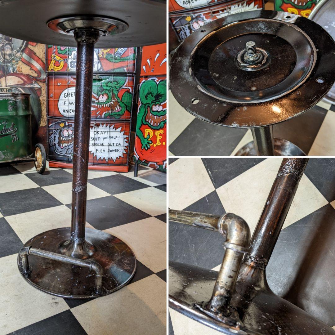 インダストリアルインテリア ガレージテーブル コーヒーテーブル M-Type