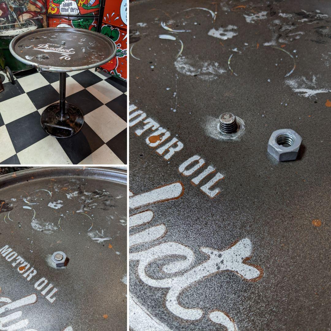 インダストリアルインテリア ガレージテーブル コーヒーテーブル M-Type