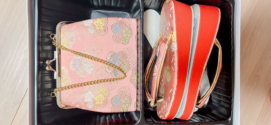 七五三 7歳 花柄着物 セット