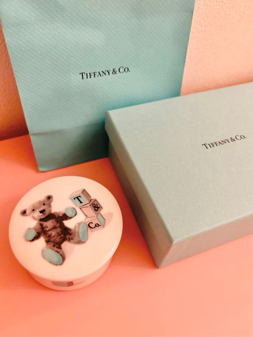 Tiffany & Co. ボーンチャイナ　ベア＆ブロック