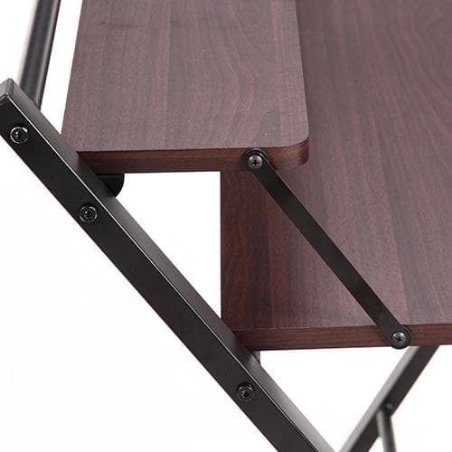 《新品・送料無料》《完成品》フォールディングワークデスク D.BR×BK