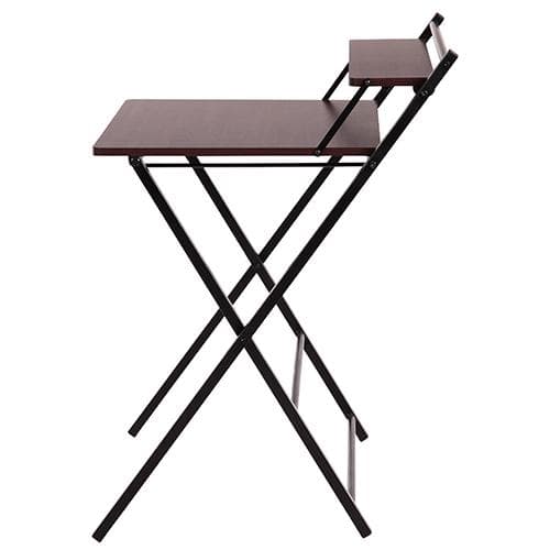 《新品・送料無料》《完成品》フォールディングワークデスク D.BR×BK