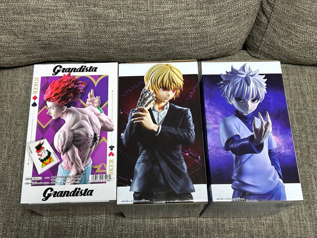 HUNTER×HUNTER ヒソカ　クラピカ　キルア　フィギュア3体セット