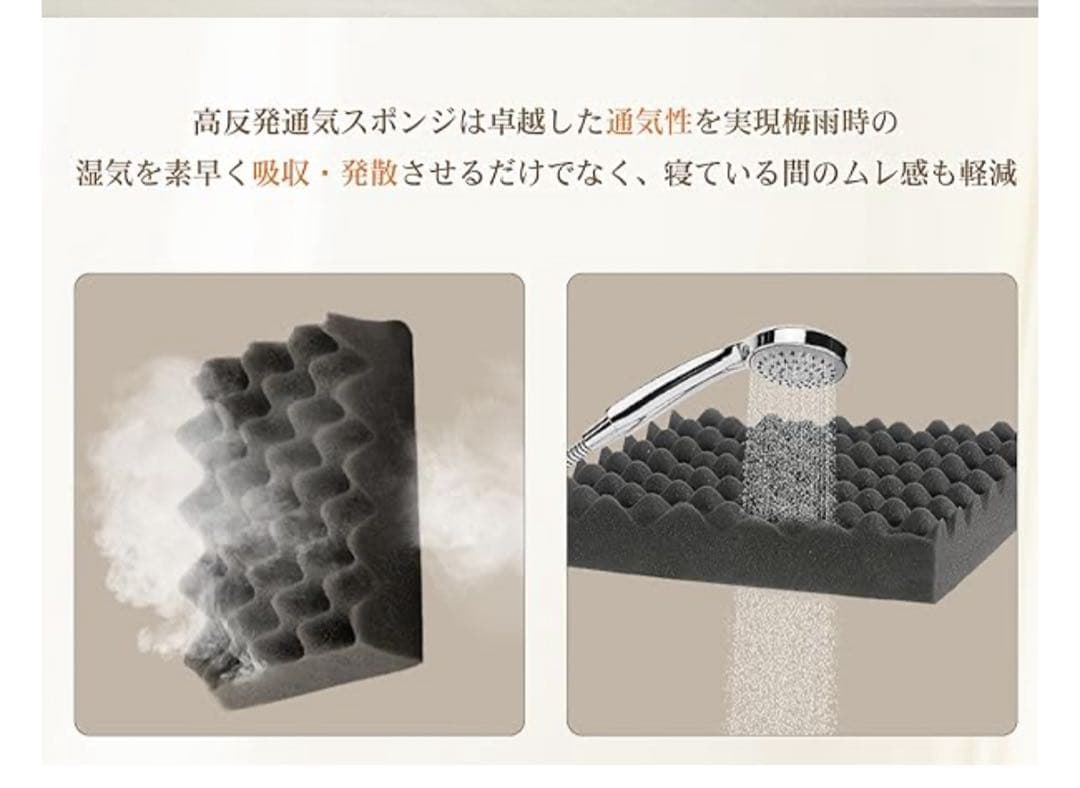 折りたたみマットレス ダブル高反発 厚さ8cm 140x195 グレー