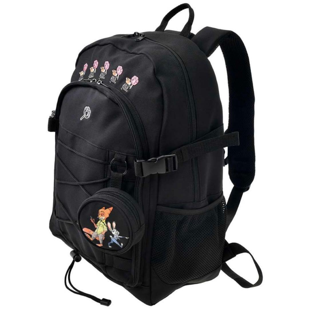 新品 ディズニー ズートピア リュックサック・バックパック ポーチ付き