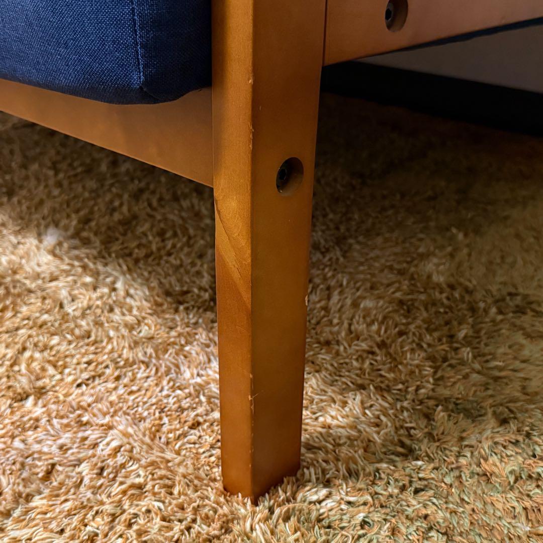 送料込み 二人掛けソファ