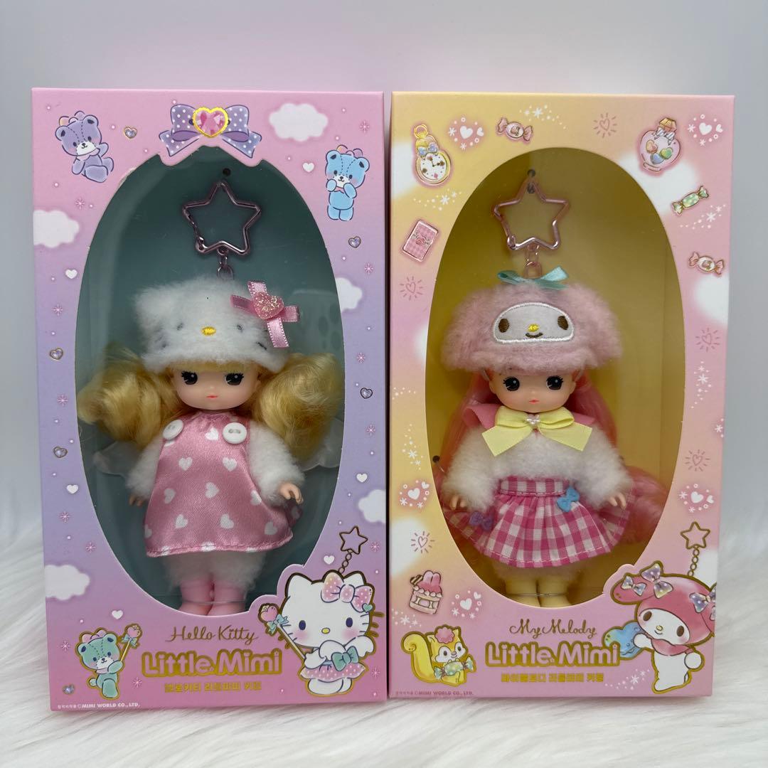 韓国限定 サンリオ リトルミミ コラボドールキーホルダー ILLIT