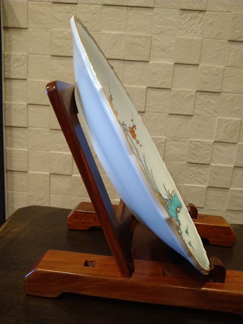 酒井田柿右衛門　梅文大皿　36cm