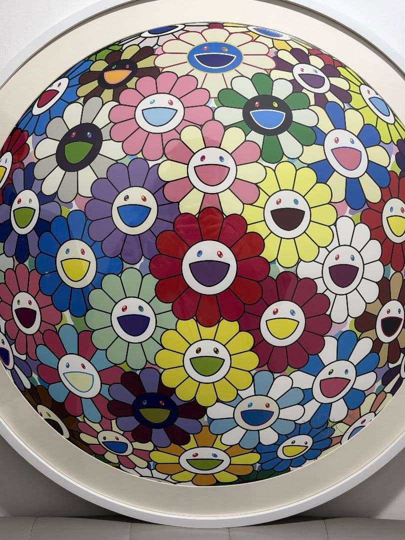 村上隆 フラワーボール カラフル／ミラクル／スパークル ED300 納品書付