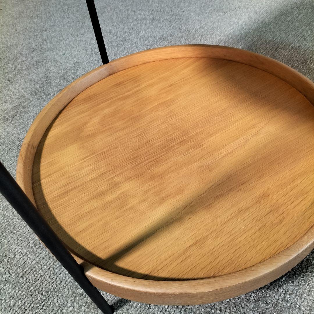 sketch 2段式サイドテーブル◆ナチュラルウッド展示品(2066)