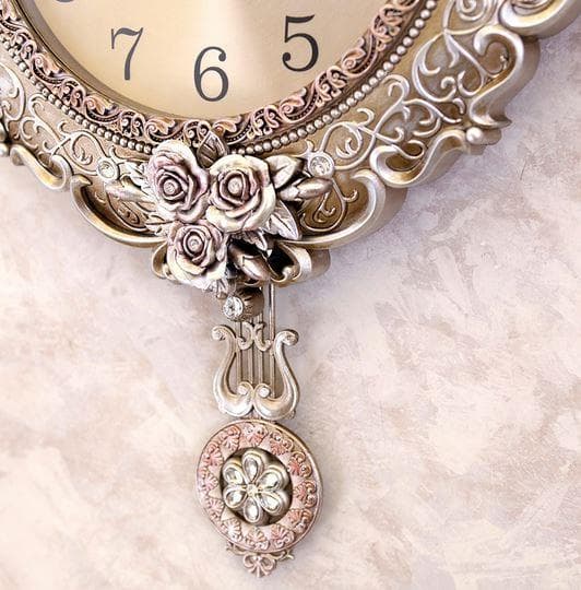 壁掛け時計 ウォールクロック シチリアーノ シルバー LS-B8216S-NY