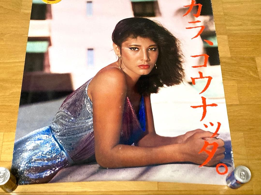 非売品 80年代 ビンテージ 資生堂 サンフレア 夏ダカラ ポスター 当時物