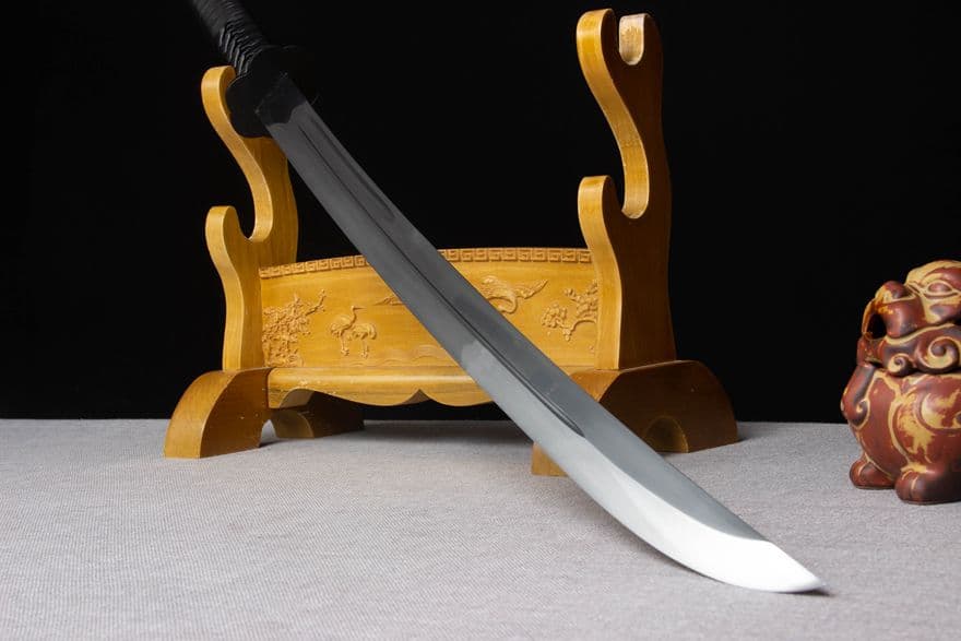 模様鋼焼強靭玄玄武 斬馬刀 古兵器 武具 刀装具 日本刀 模造