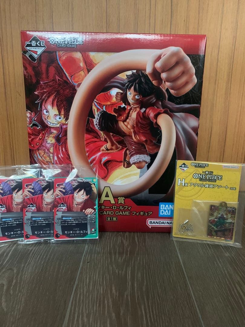 ONE PIECE 1番くじ A賞 プロモカード3枚 H賞 まとめ売り - メルカリ