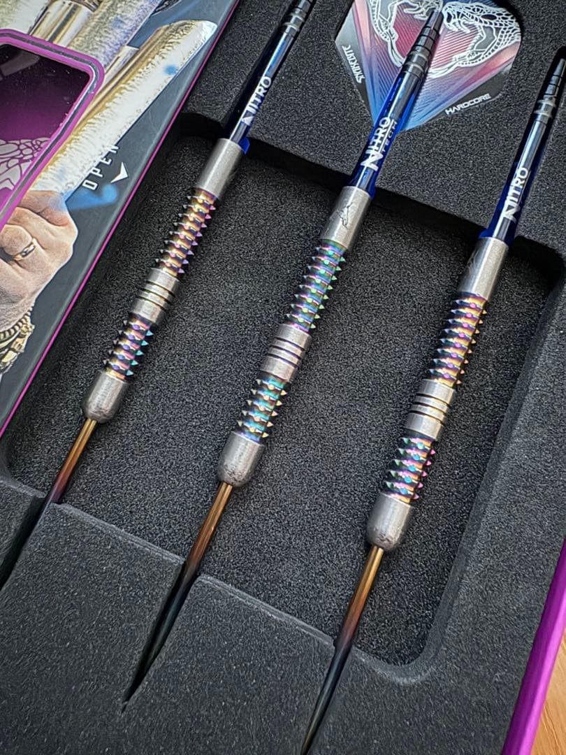 ダーツ レア】ピーターライト マンバ レインボー 22g レッドドラゴン