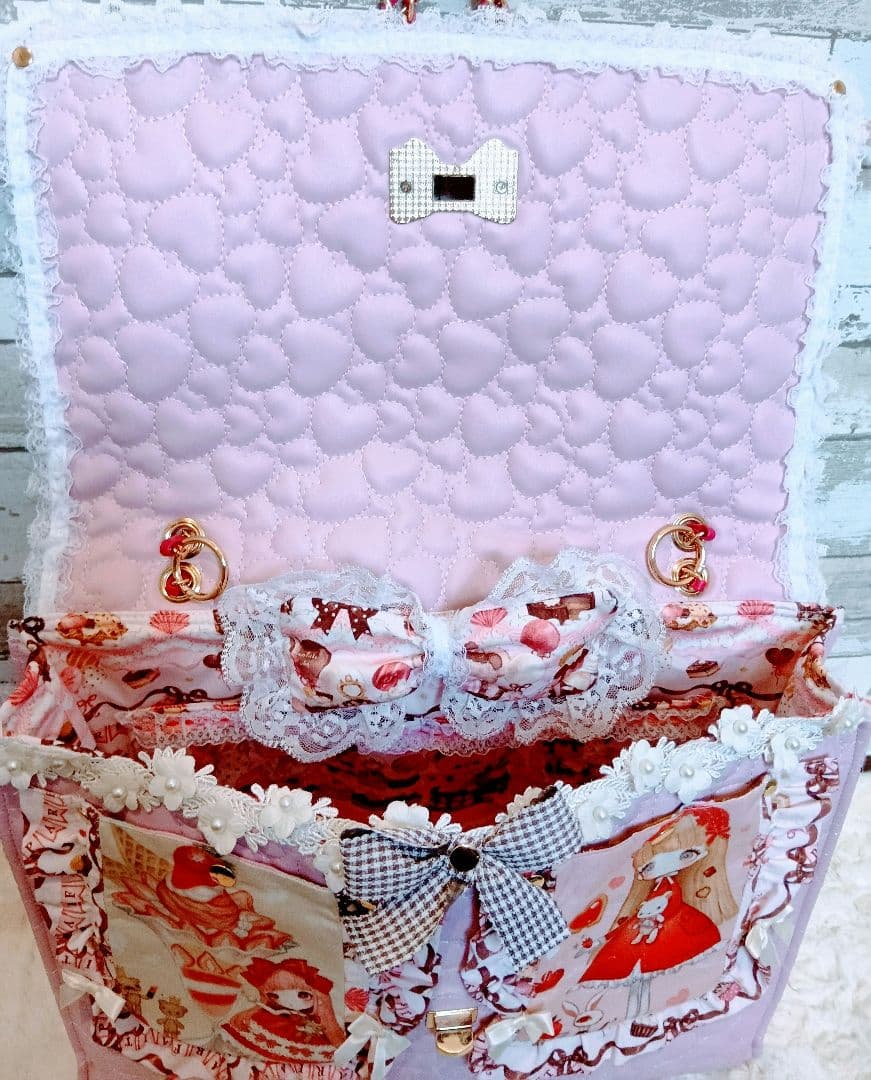 女の子パネルハンドメイドバッグ♡(専用残り分)