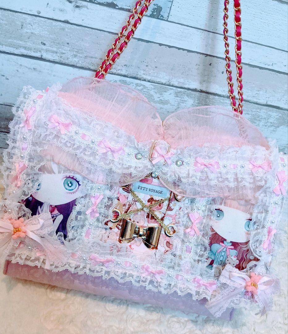 女の子パネルハンドメイドバッグ♡(専用残り分)