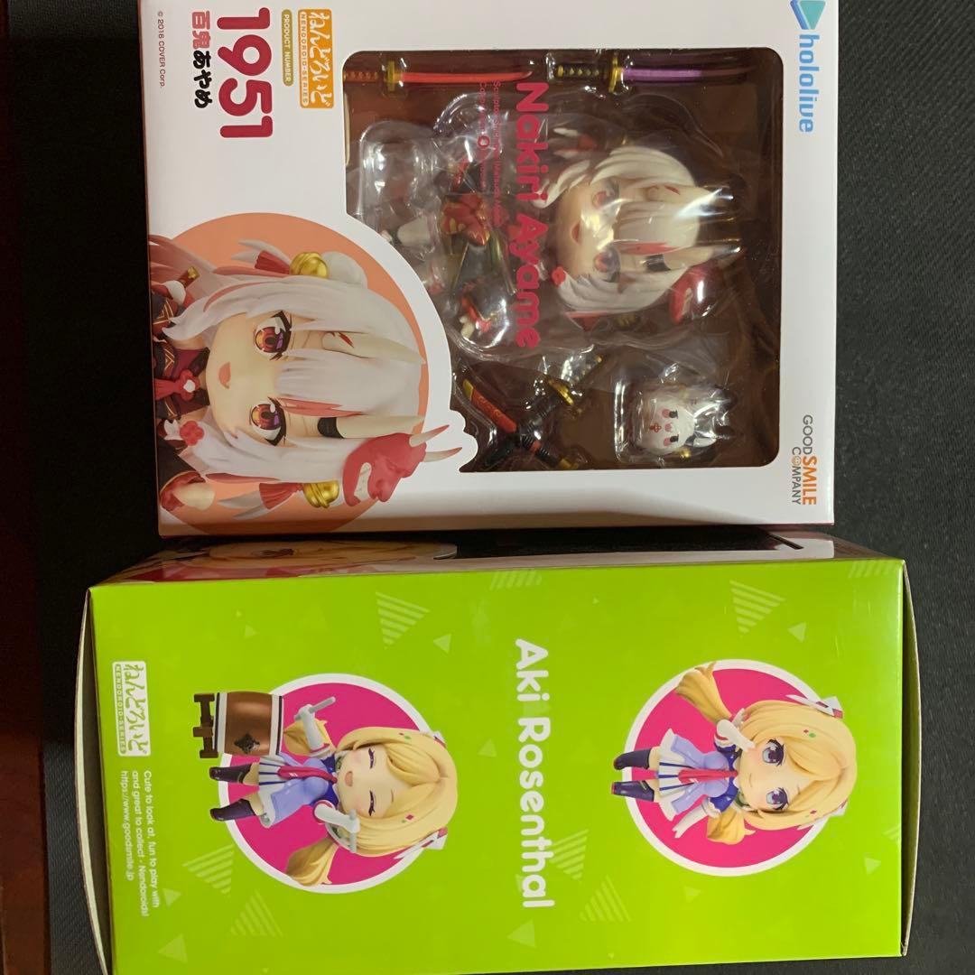 ホロライブ　ねんどろいど 2体セット　アキロゼ　百鬼あやめ