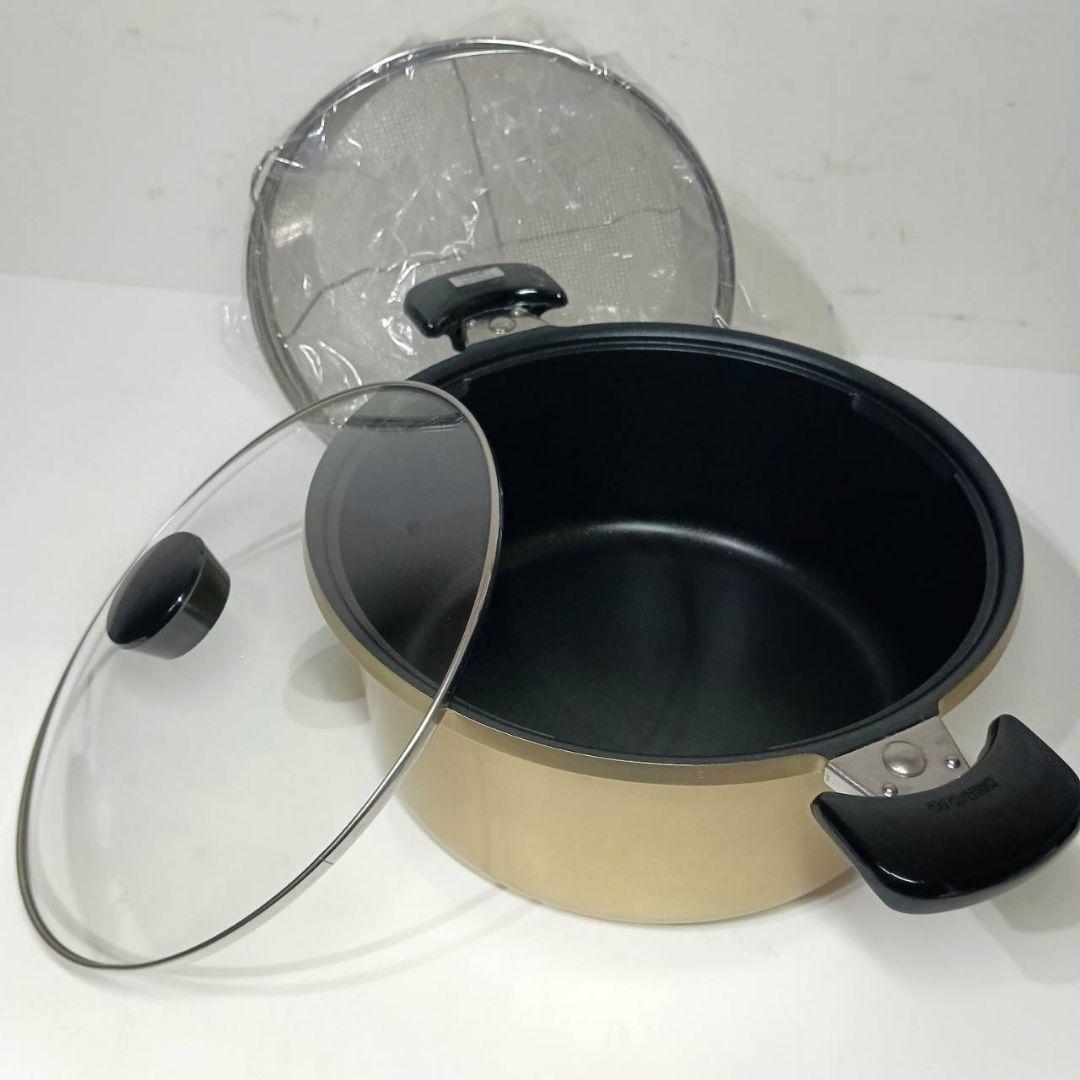 ヨシノ 両手鍋 ゴールドクックシリーズ アルミニウム合金 深型 ヨシノ