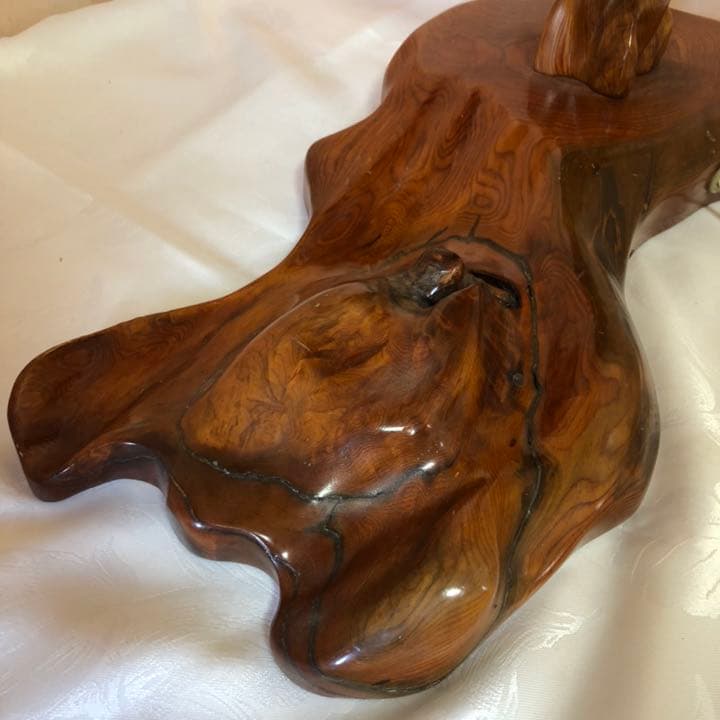 鈴木 屋久杉 置物 照明 インテリア レア オブジェ 一点物