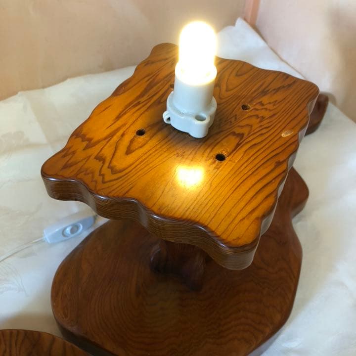 鈴木 屋久杉 置物 照明 インテリア レア オブジェ 一点物