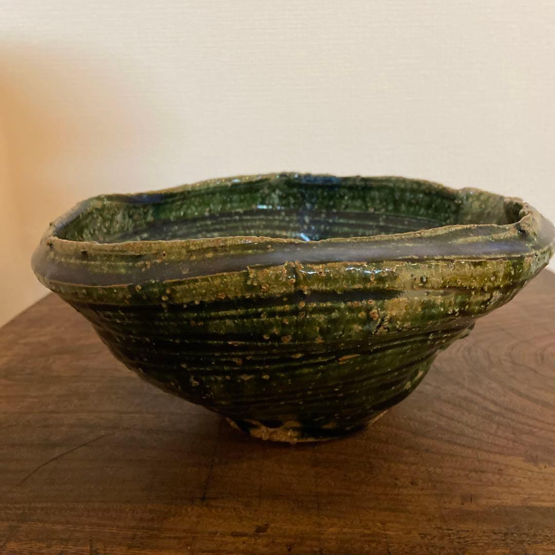 【個展作・特大片口】市野吉記 コウホ窯｜初期〜中期作風 朝鮮唐津系 大鉢