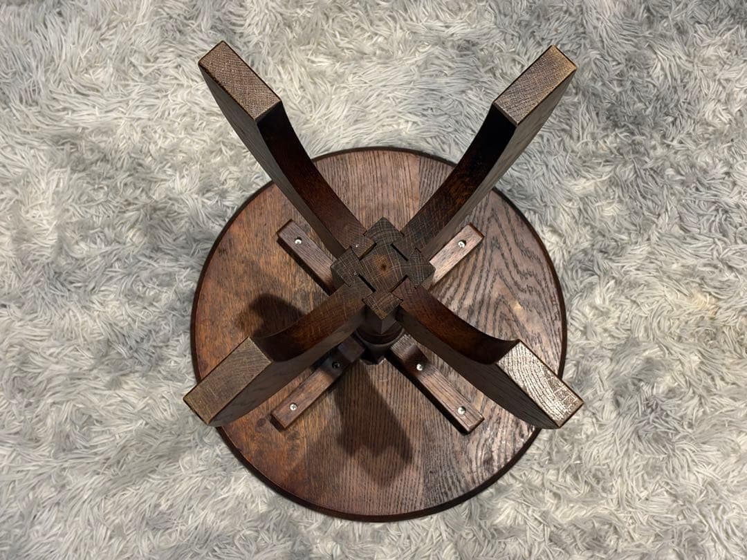 コーヒーテーブル サイドテーブル ナイトテーブル アンティーク 円卓 IG