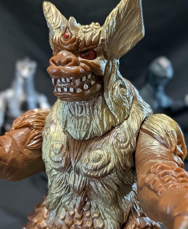 昭和ゴジラ・メカゴジラ・キングシーサー・アンギラス（バンダイ）ソフビ４体セット