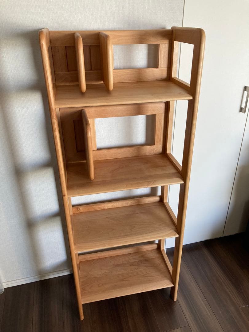 オープンラック本棚 棚 木製 ナチュラル 50cm エリスキッズ ISSEIKI