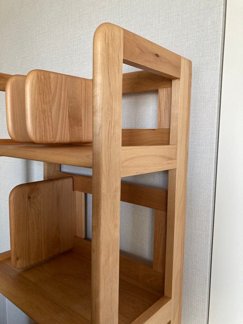 オープンラック本棚 棚 木製 ナチュラル 50cm エリスキッズ ISSEIKI
