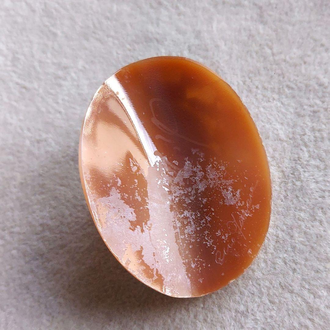 女性と小鳥　シェル　カメオ　ルース