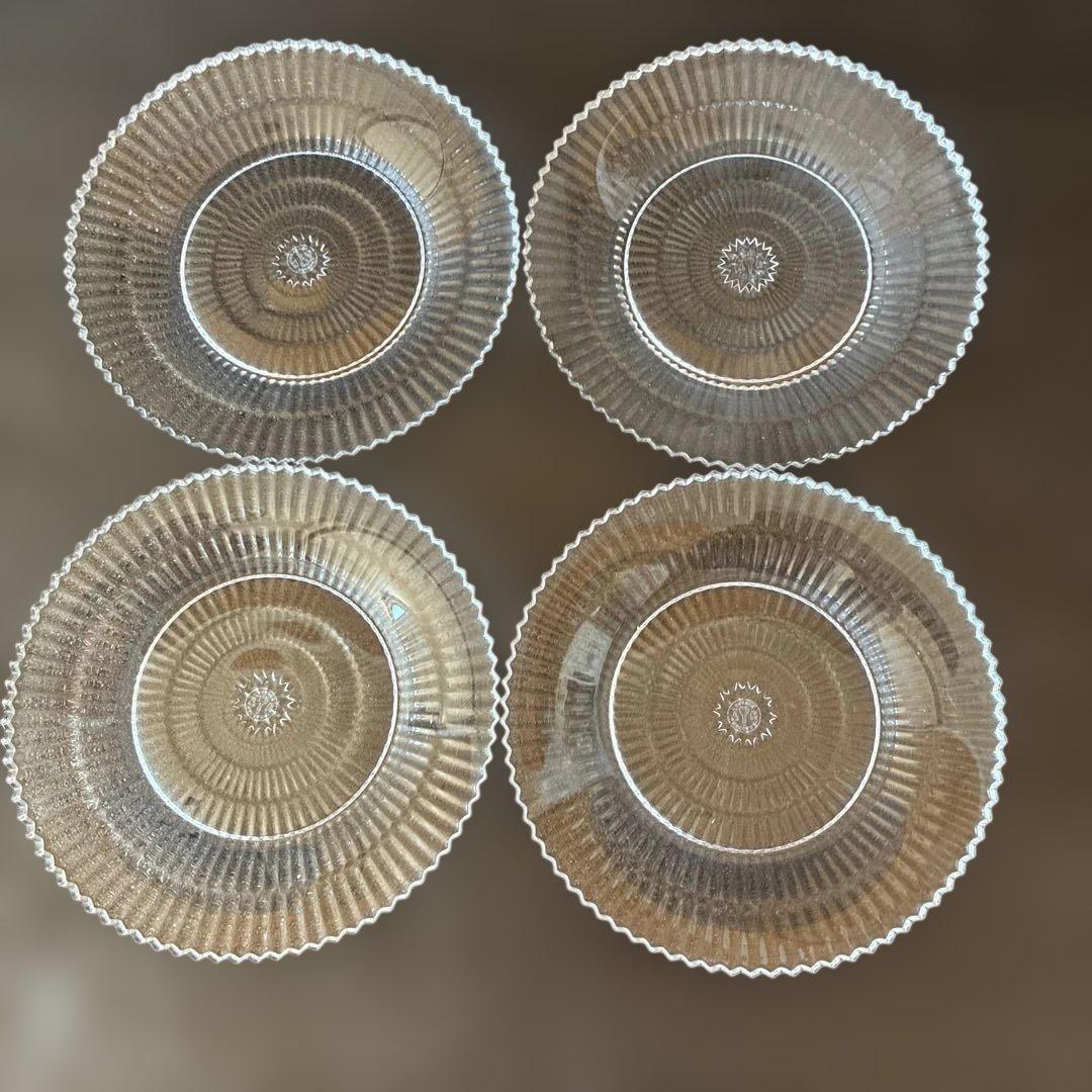Baccarat ミルニュイ　プレート　12cm 4枚セット