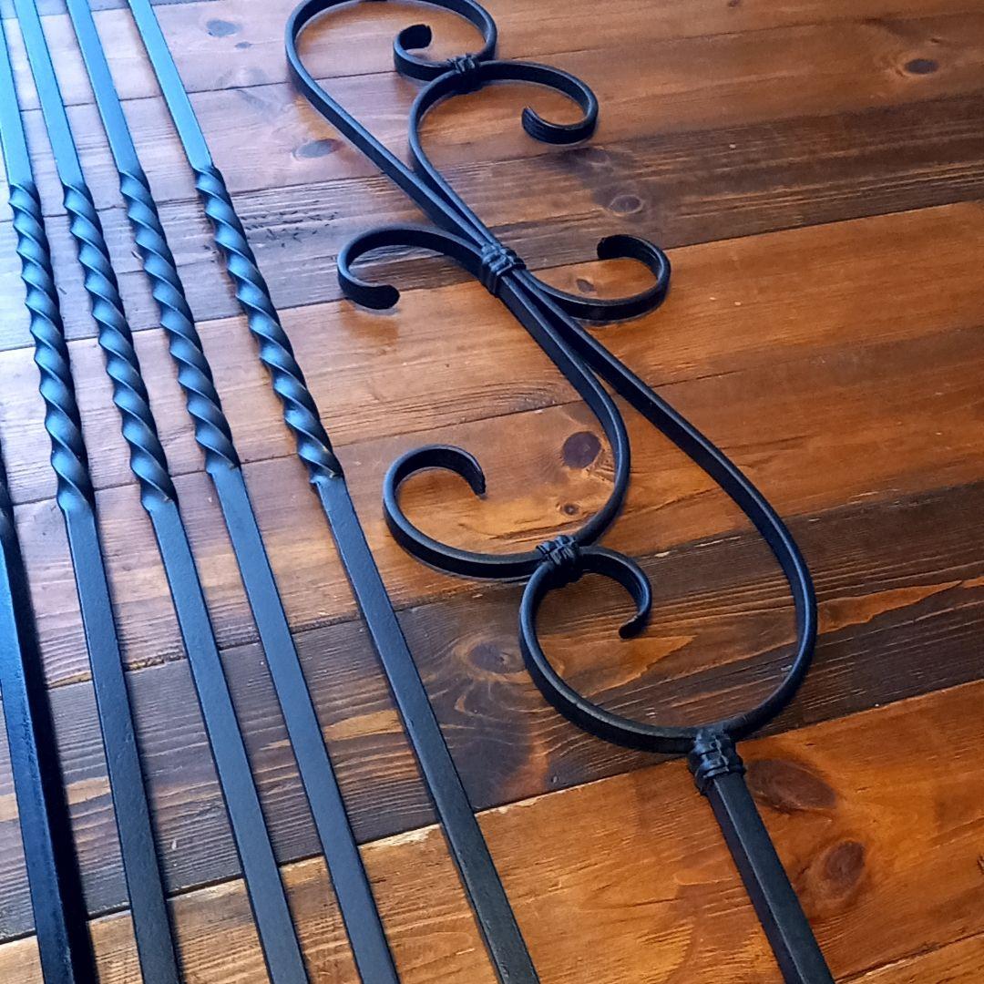 専用‼️アイアン手すり　格子　デザイン　セット　ブラック　黒