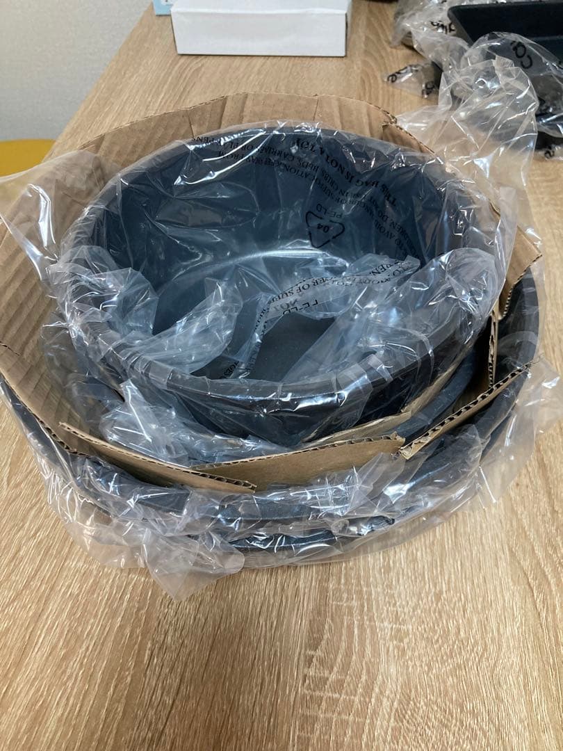 【新品 未使用】carote 鍋・フライパンセット 黒色 10点セット