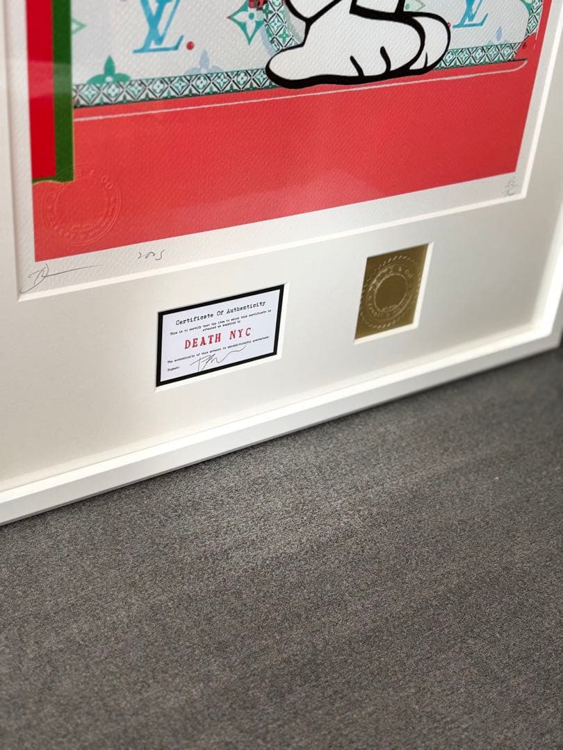 とよまちさん専用！！マット額装付/DEATHNYC/限定アートポスター/スヌーピ