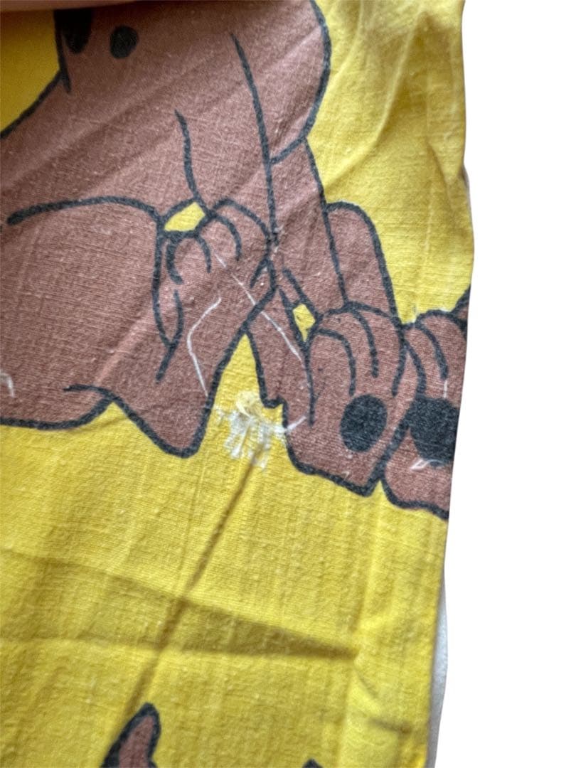 ☆ビンテージシーツ　スクービードゥー　生地