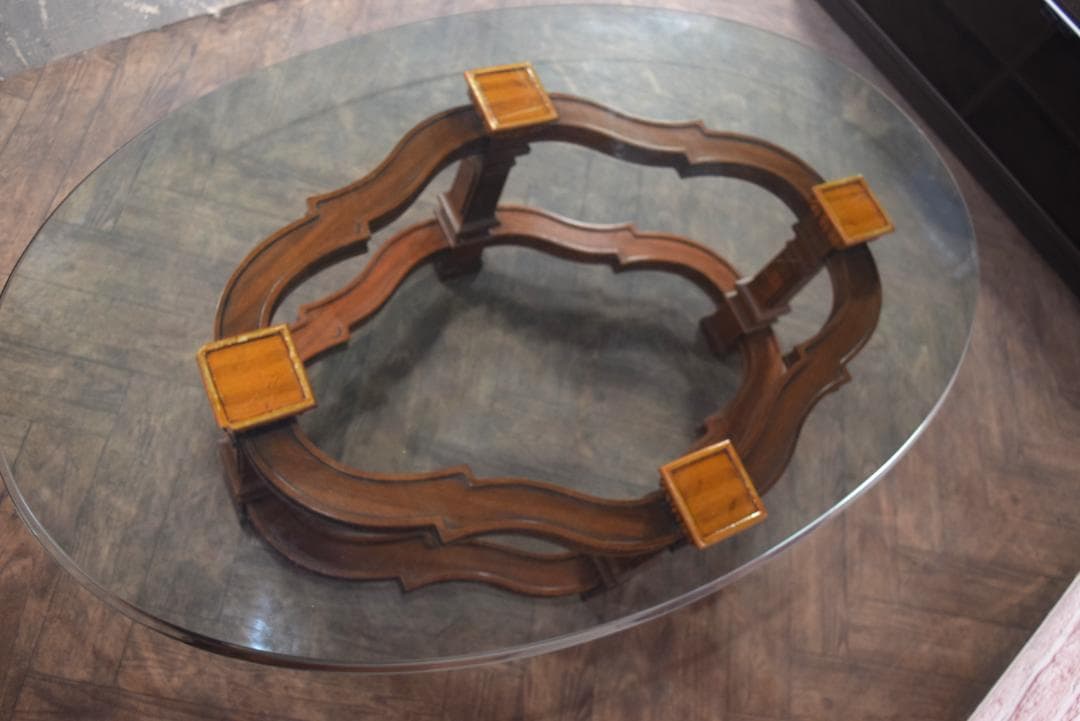 DREXELHERITAGEドレクセルヘリテイジ フランチェスカ ガラステーブル