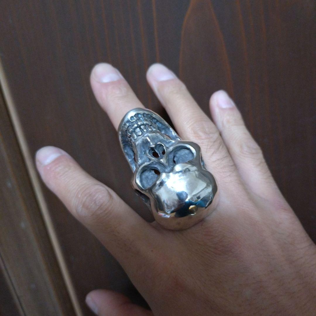 スカルリング ラージ 自作 一点物 - メルカリ