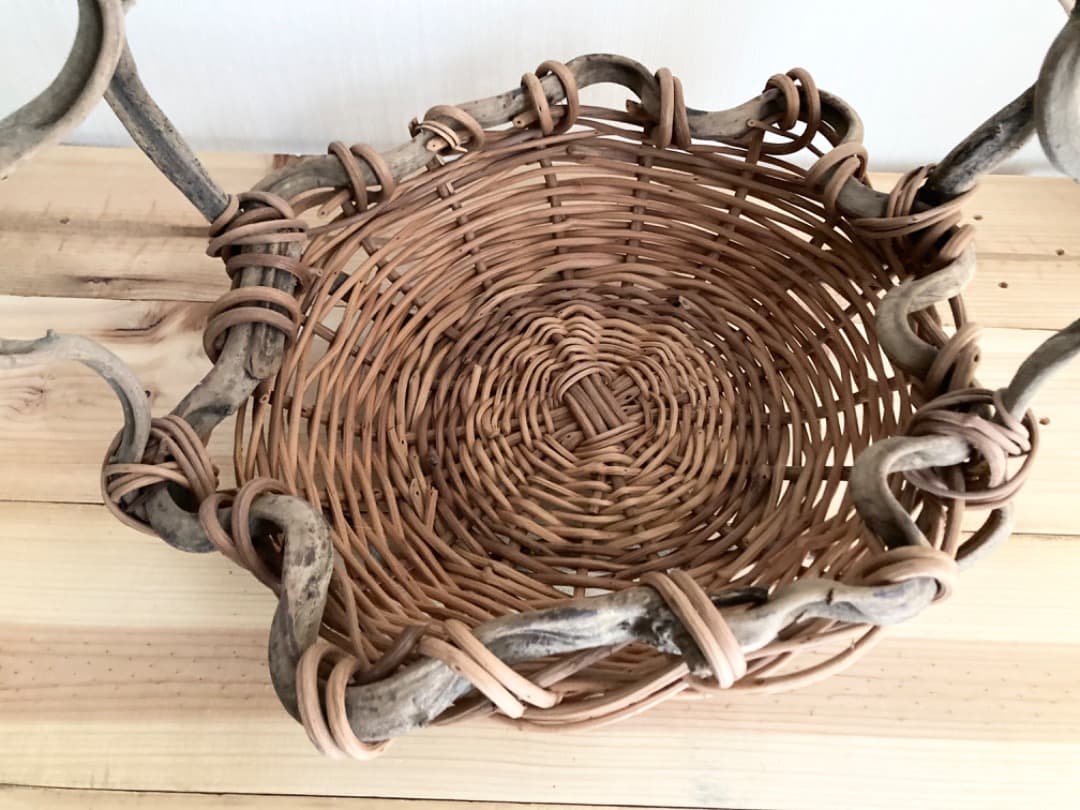 つる籠　天然素材　あけび　3個セット