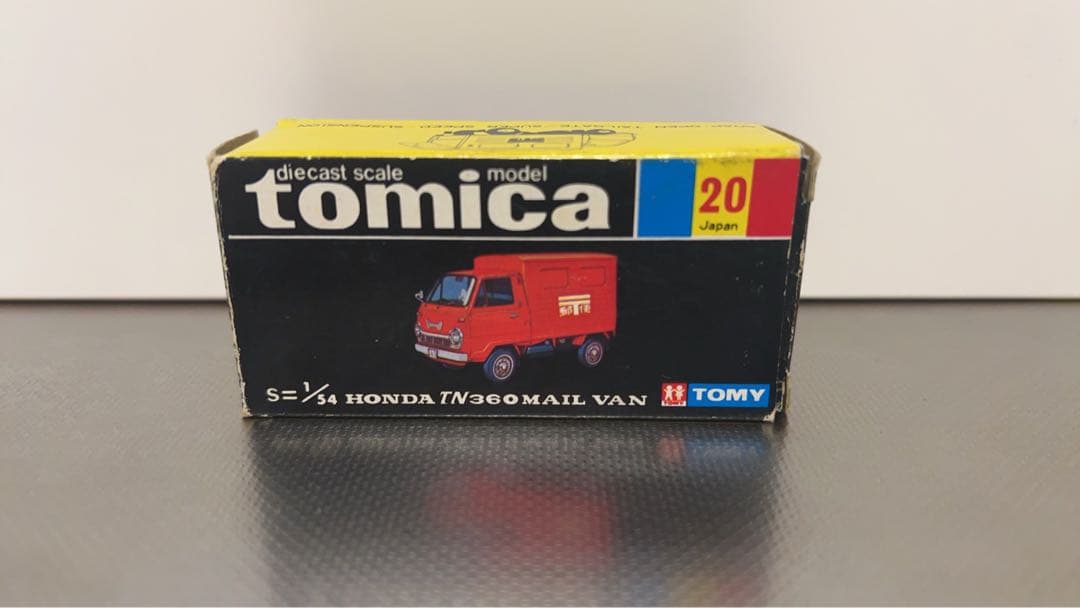 トミカ TN360 赤 1/64 黒箱 郵便車 - メルカリ