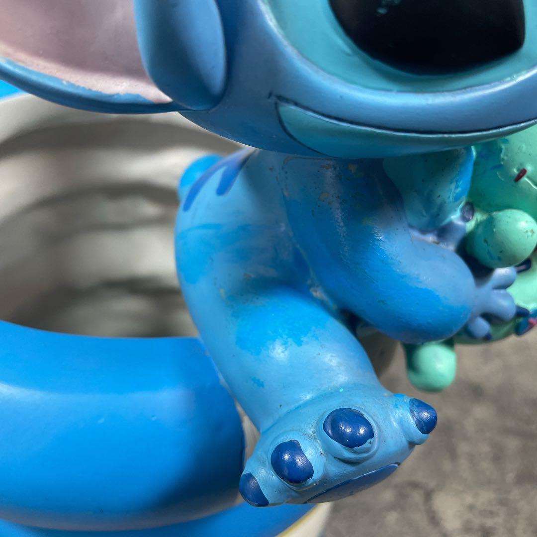 希少 セトクラフト スティッチ 傘立て ディズニー ひび割れあり