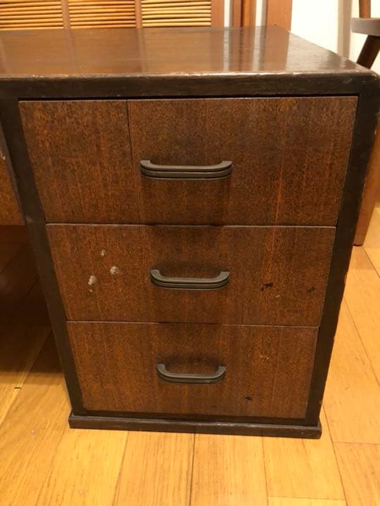 文机 昭和レトロ 勉強机 ヴィンテージ 古道具 アンティーク 当時物