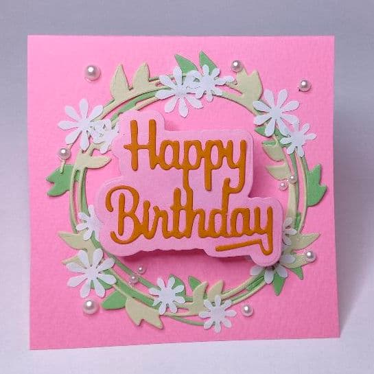 フォロワー様限定358円世界に1つだけのバースデーハンドメイドメッセージカード