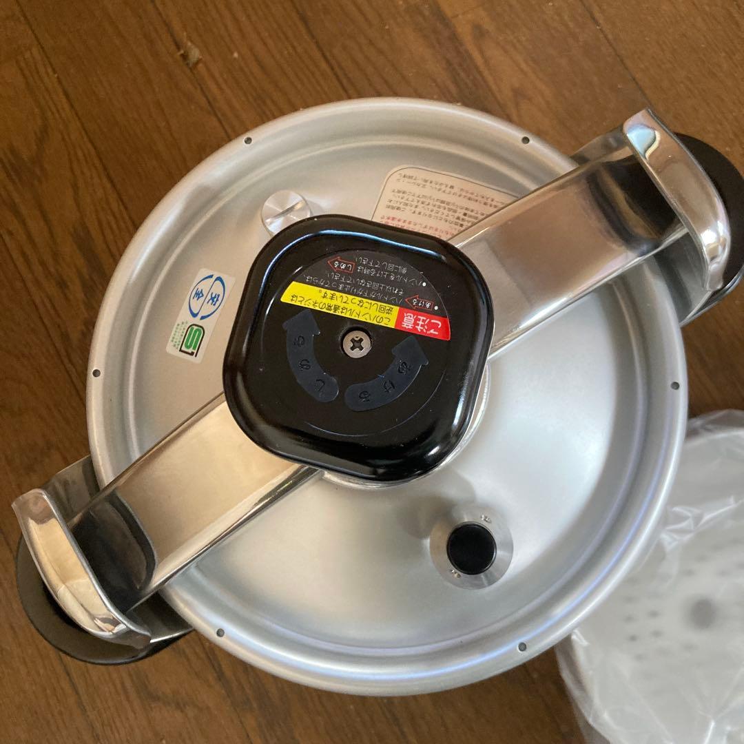 RIKEN 圧力鍋 RSK-60 6L(1升炊き) 付属品完備