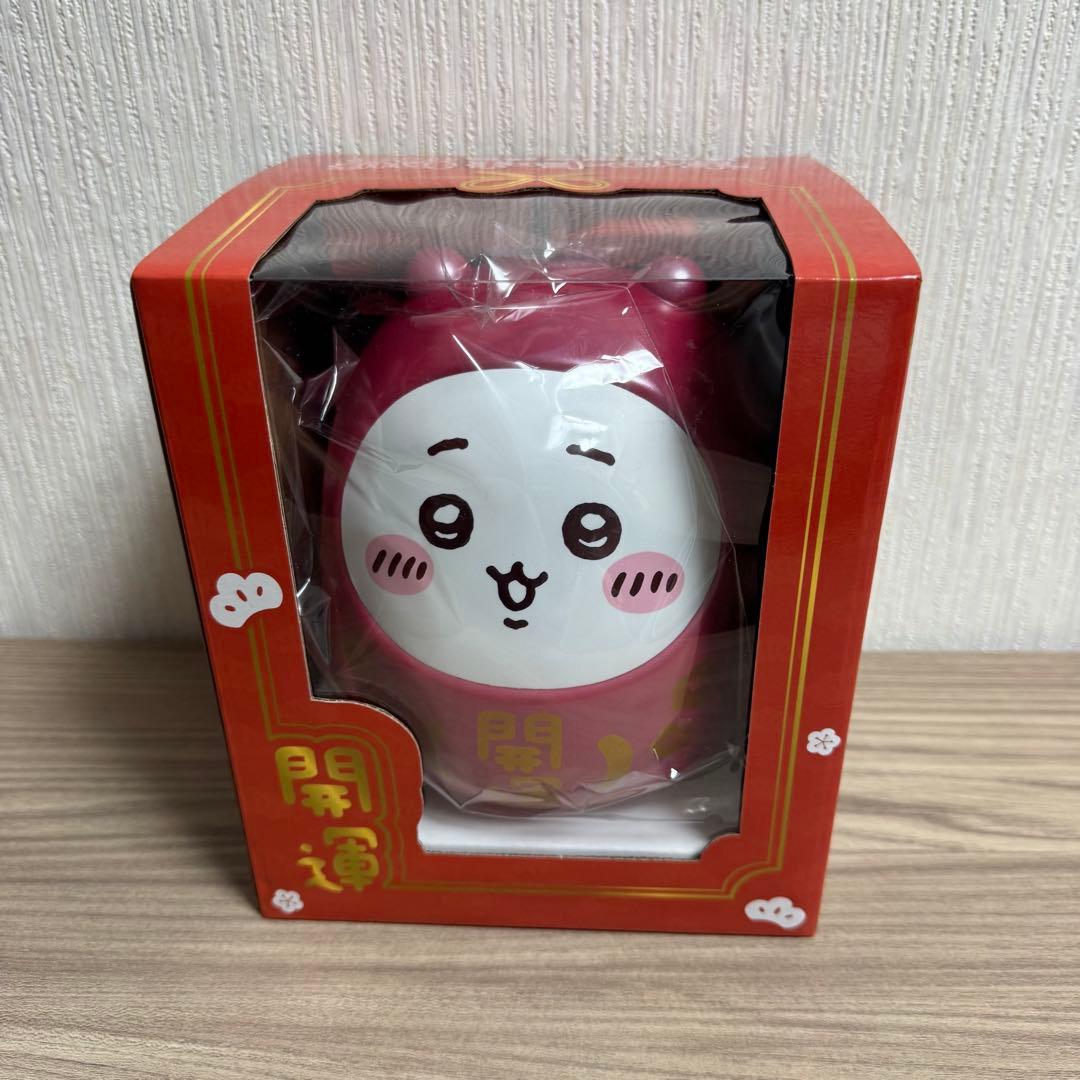 ちいかわ ダルマ型 貯金箱 ちいかわ ハチワレ 台湾 セブンイレブン